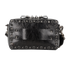 Mini Guitar Rockstud Rolling Bag, back view